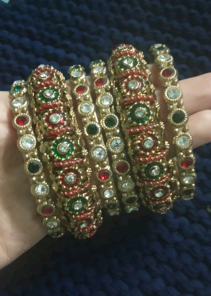 Multicolor Metal Bangles