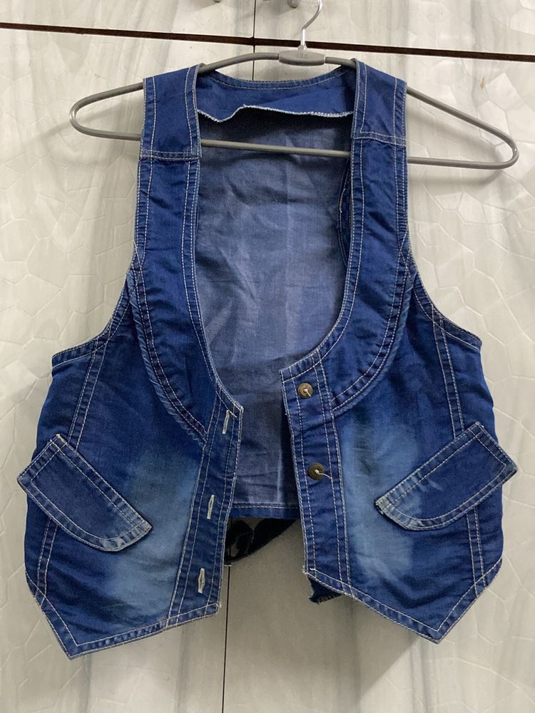 Crop Denim Jacket