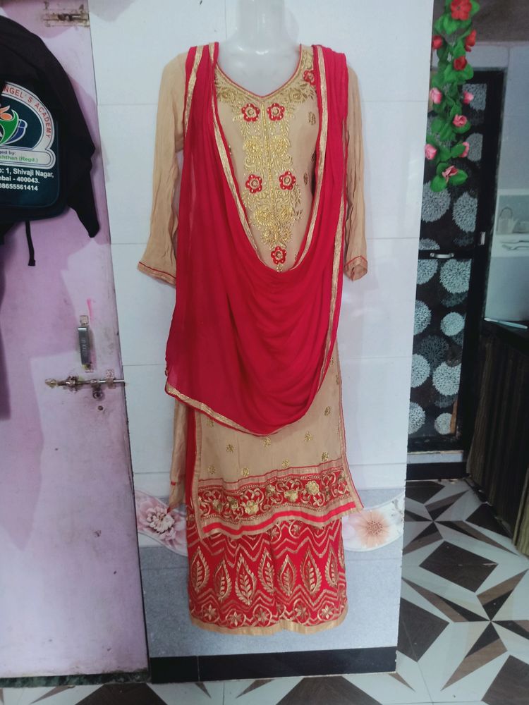 Gharara Dress