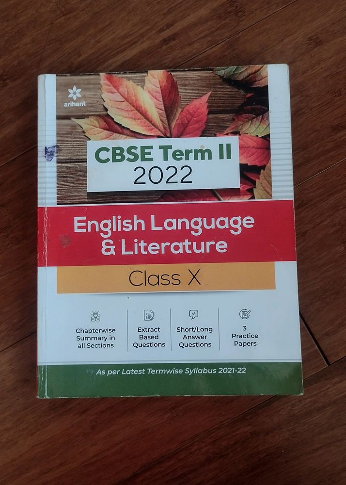 Class 10 CBSE English Exam Preparation Book