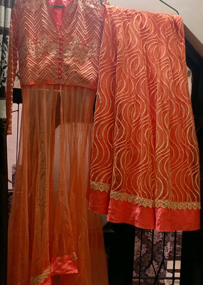 Ethnic Gown 3 Peice Dress