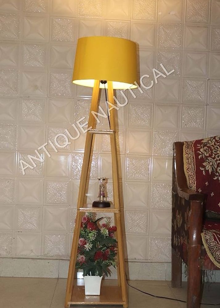 Antique Nautical Sheesham Floor Lamp