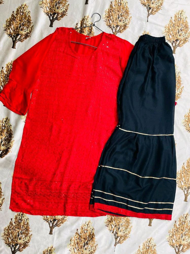 kurta set with garara