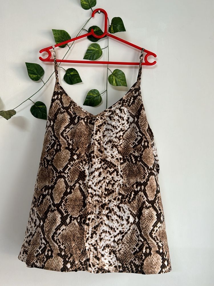 Snake Print Top