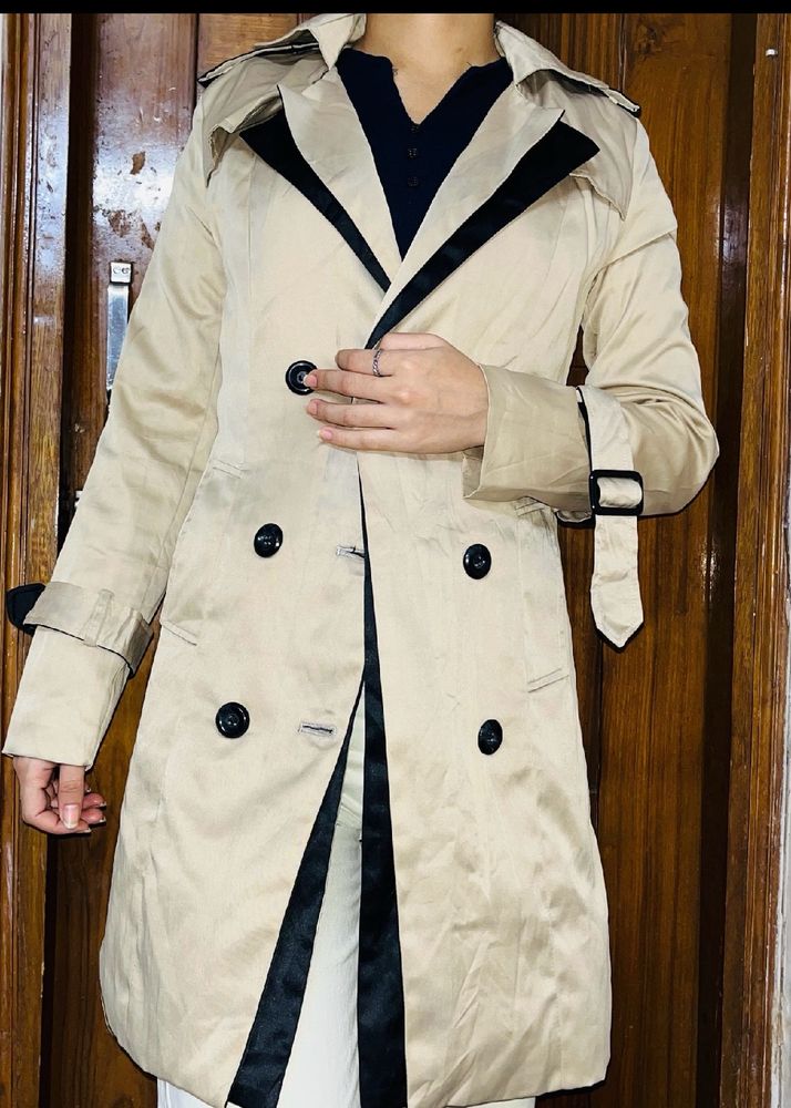 beige overcoat