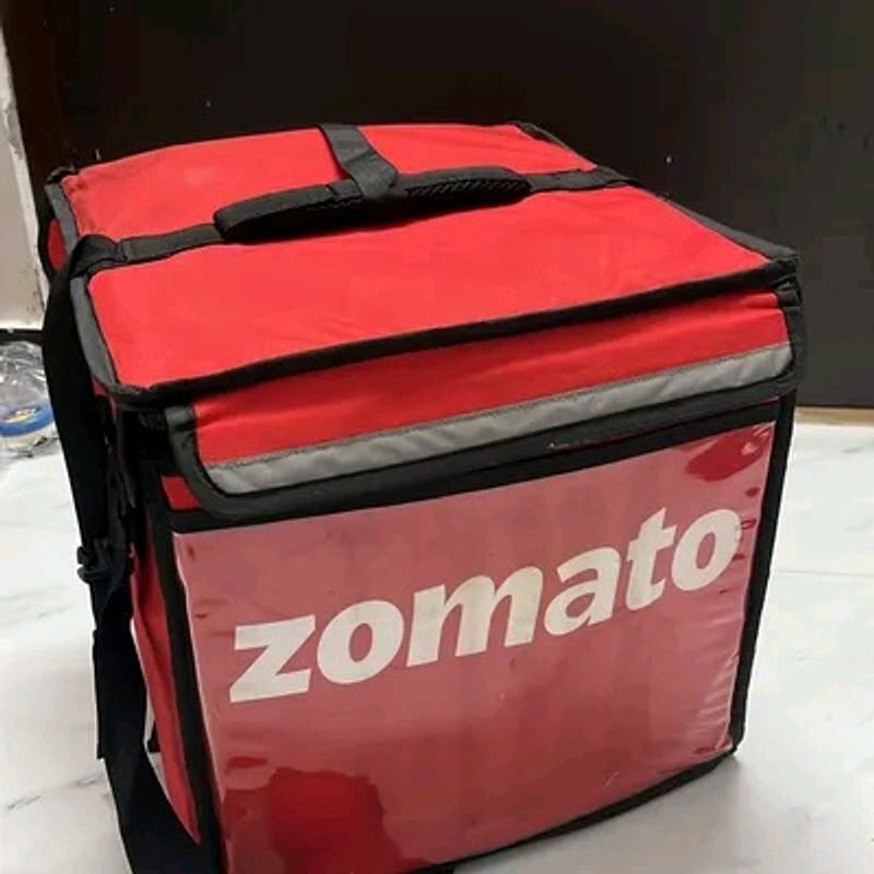 Zomato Bag And Tshirt New Packed.