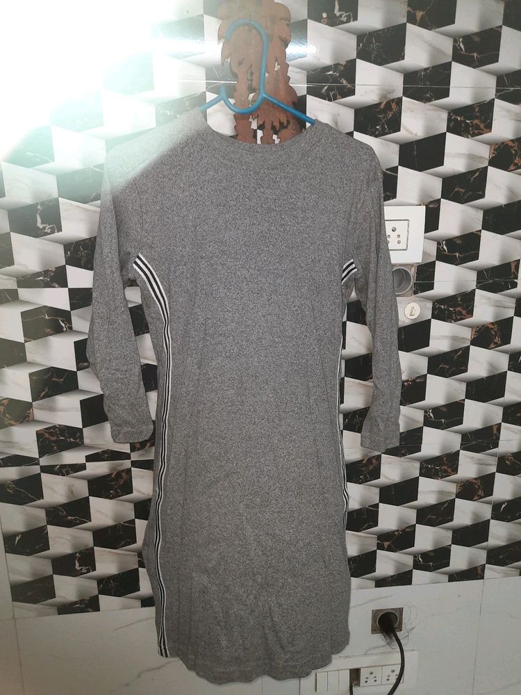 Silver Bodycon Dress