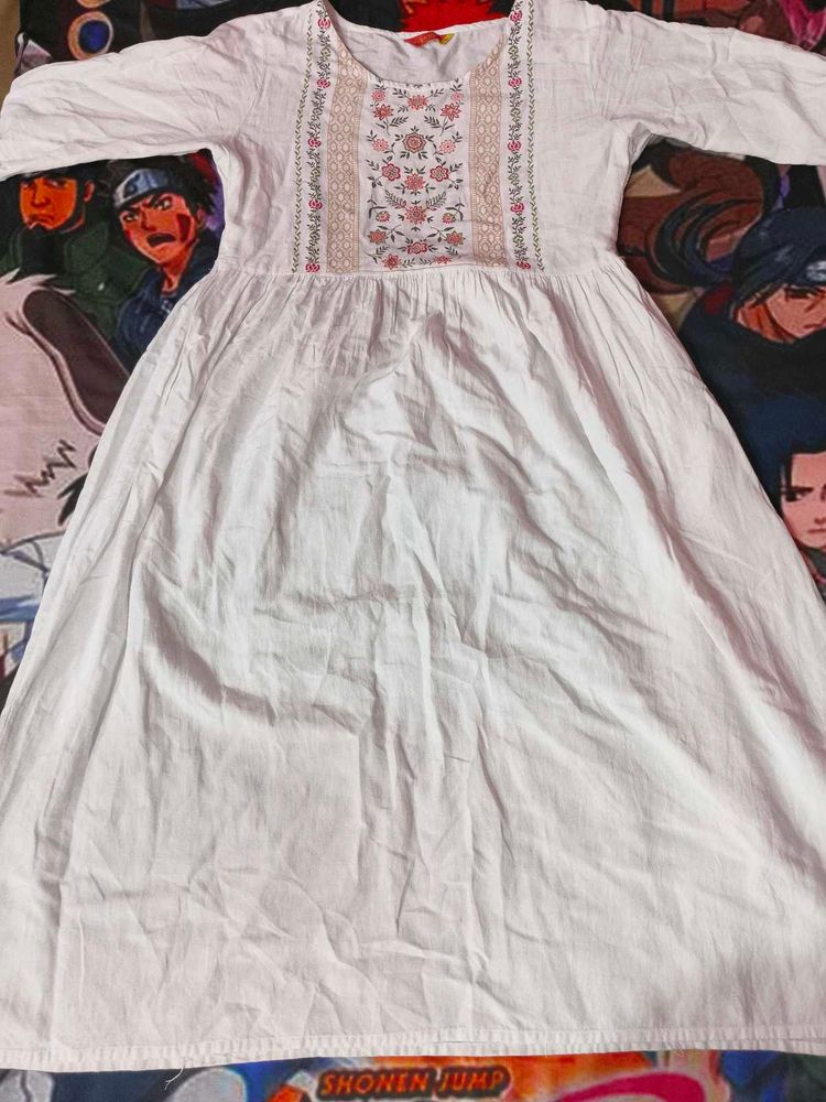 White Anarkali Kurta !!!