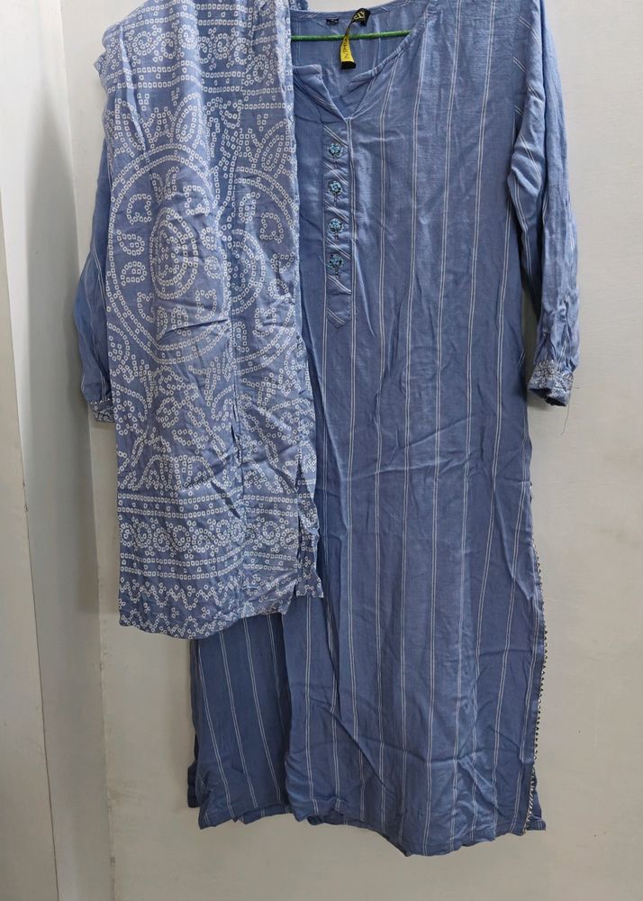 Kurti Plazzo Set