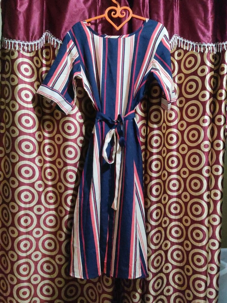 Stripe Dress For Girls