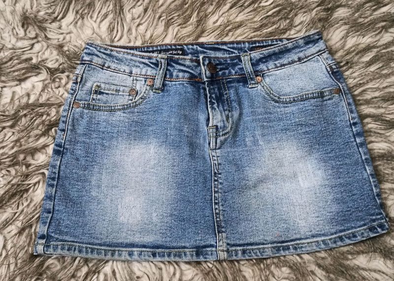 Y2k Denim Skirt