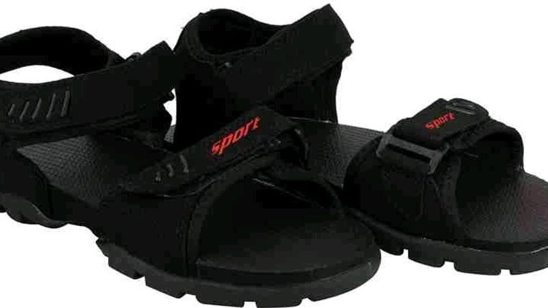 New Men Black Sandals