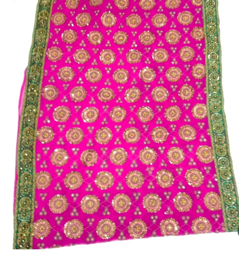 Magenta Pink Saree