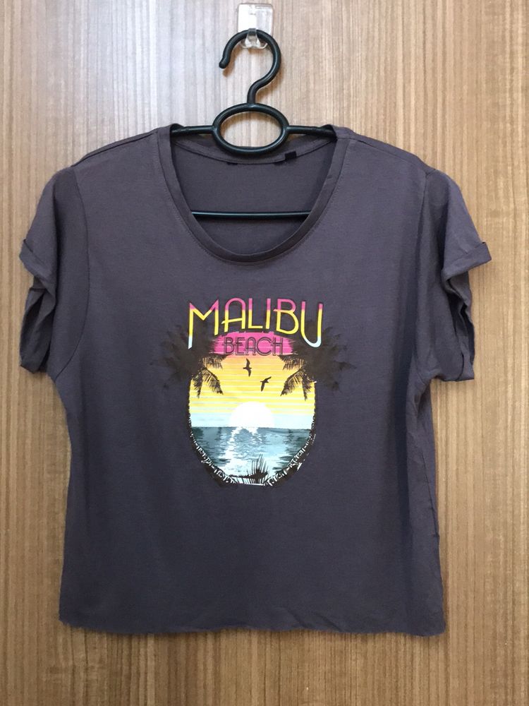 Brownish Grey Malibu T-shirt