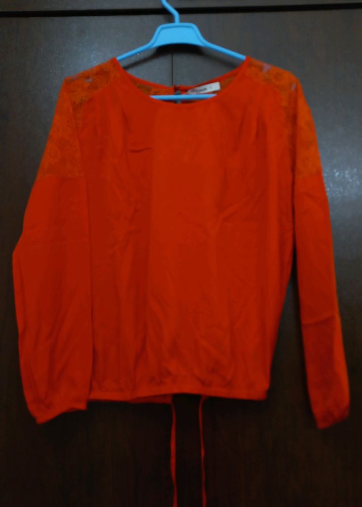 Orange Uniqe Top