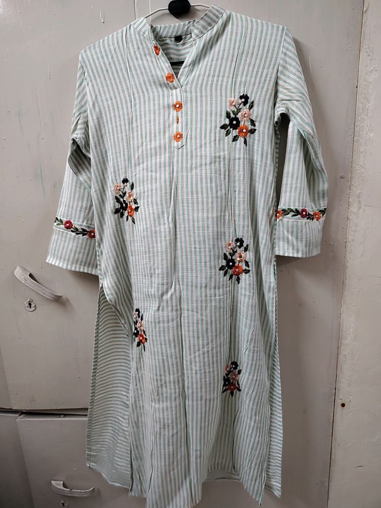 COTTON EMBROIDERED KURTI