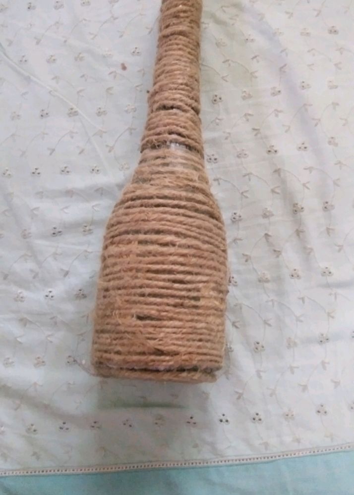 Handmade Jute Decorated Bottle