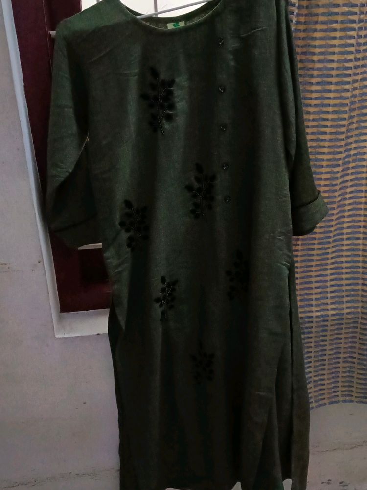 Xxl Olive Green. Kurti