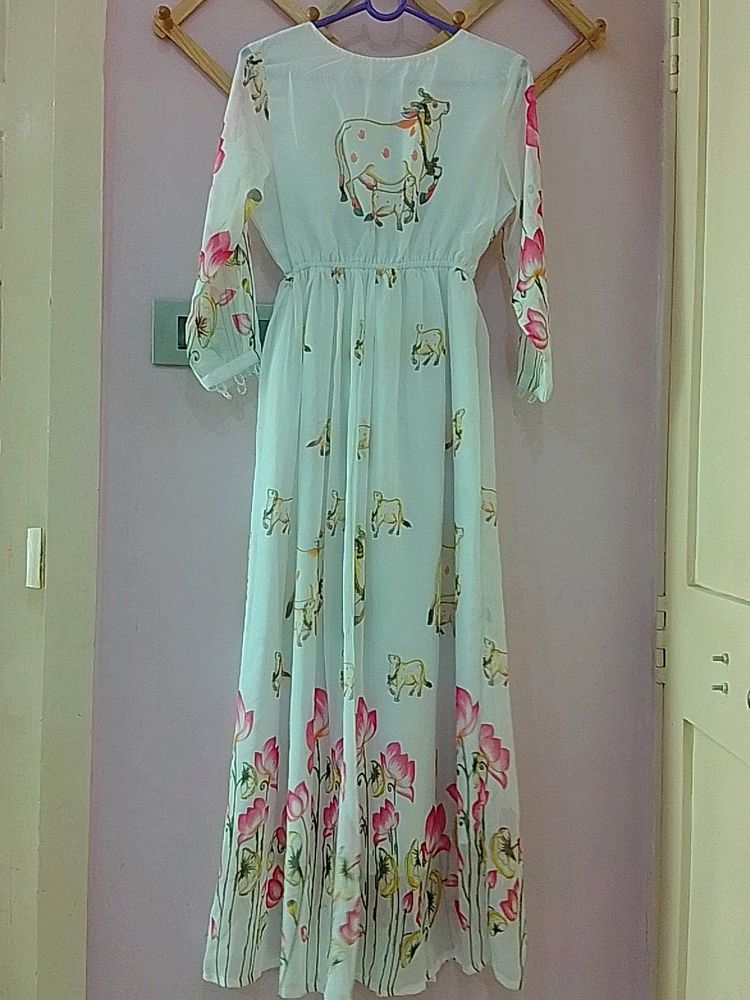 printed long kurti