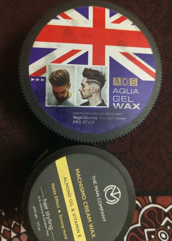 Aqau Gel And Man Company Wax Combo In Just Rs.150