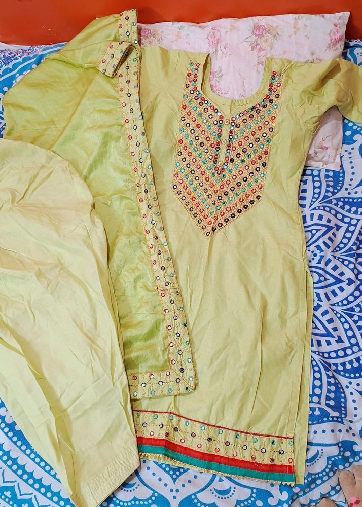 Pista Green Salwar Suit