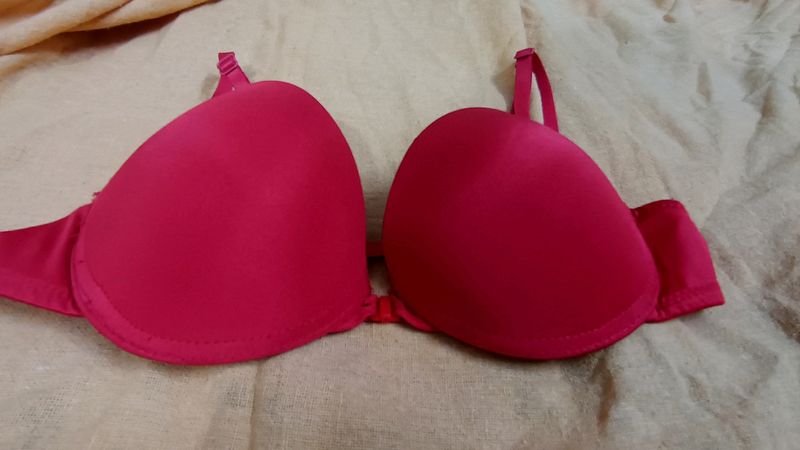 Front-closure Padded Underwired Push-up Bra
