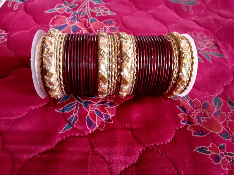 Set of bangles brought for a program once used only