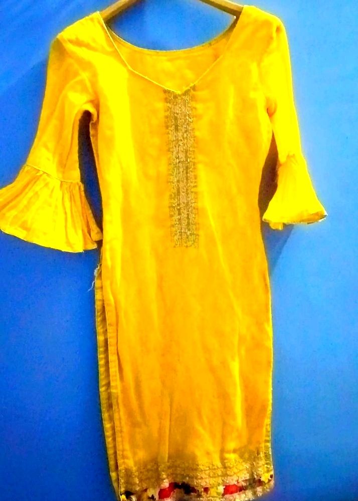 Yellow Kurti