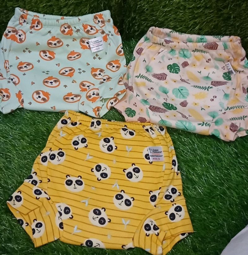 Superbottoms Padded Underwear Set Of 3