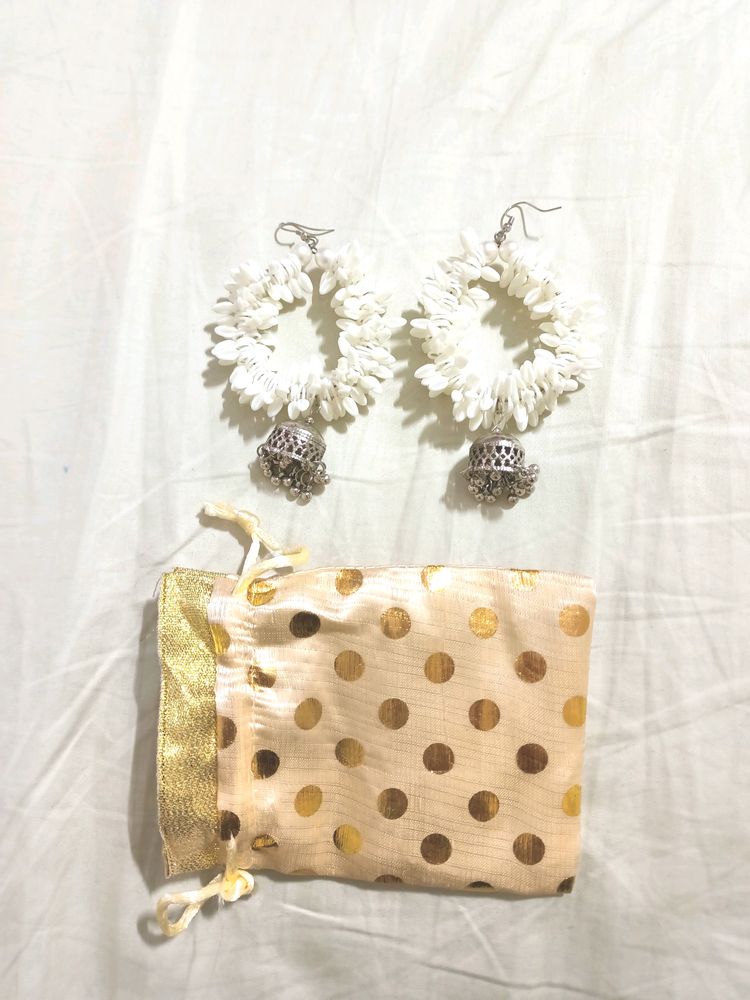 Big Korean Jhumka Indo-western Earrings