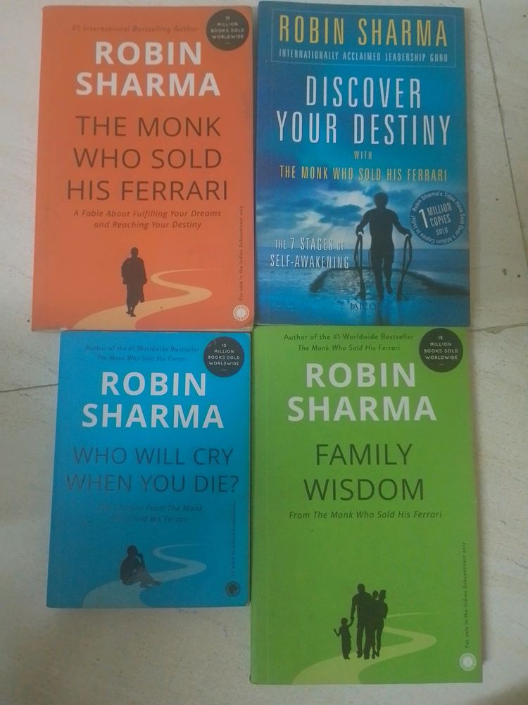 Robin Sharma Set Of 4 Books