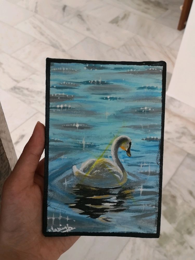 Swan Painting