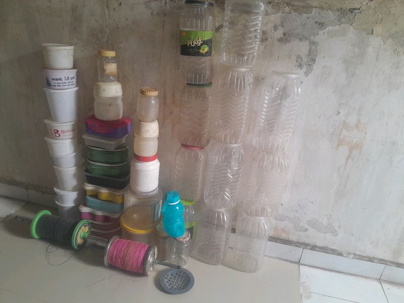 Plastic Jars To Store Masalas And More