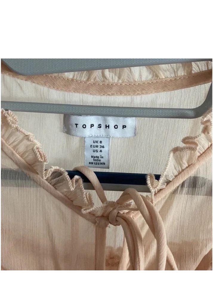 Beige formal Top