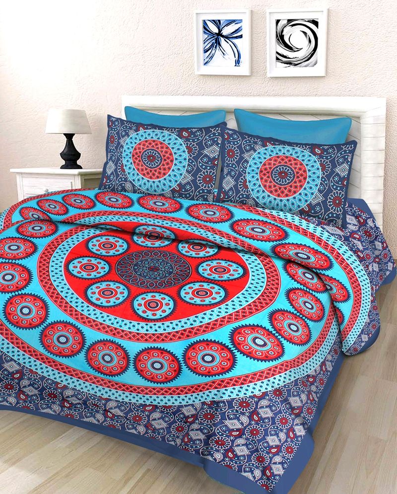 pure cotton bedsheet