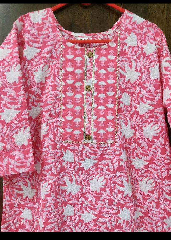 Pink Kurta  Set