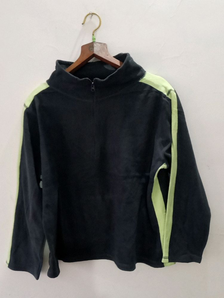 🏃💫Grey +Fluorescent Colour Sweater