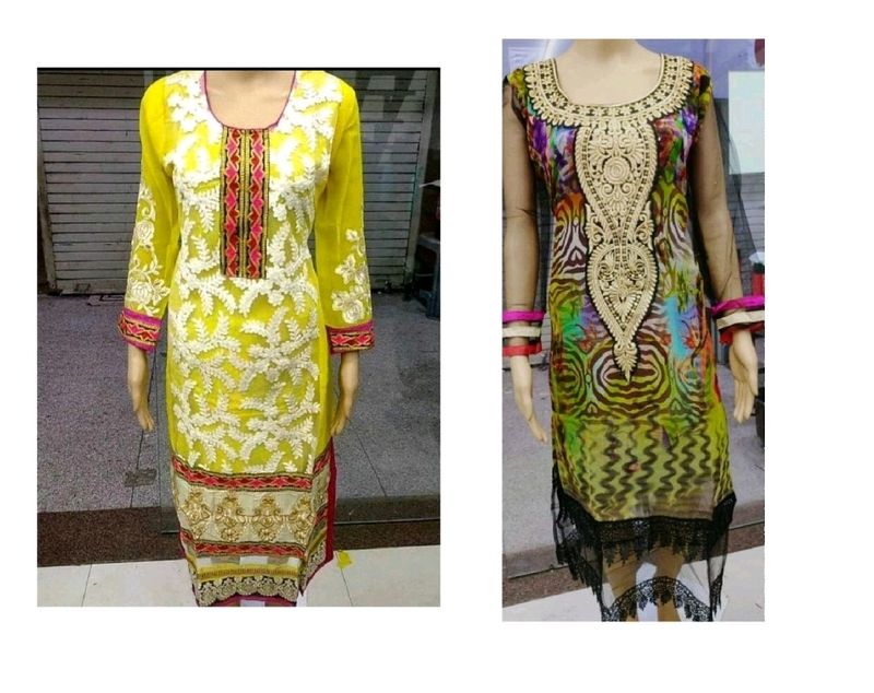 Women's Combo Long Kurti,😍😍