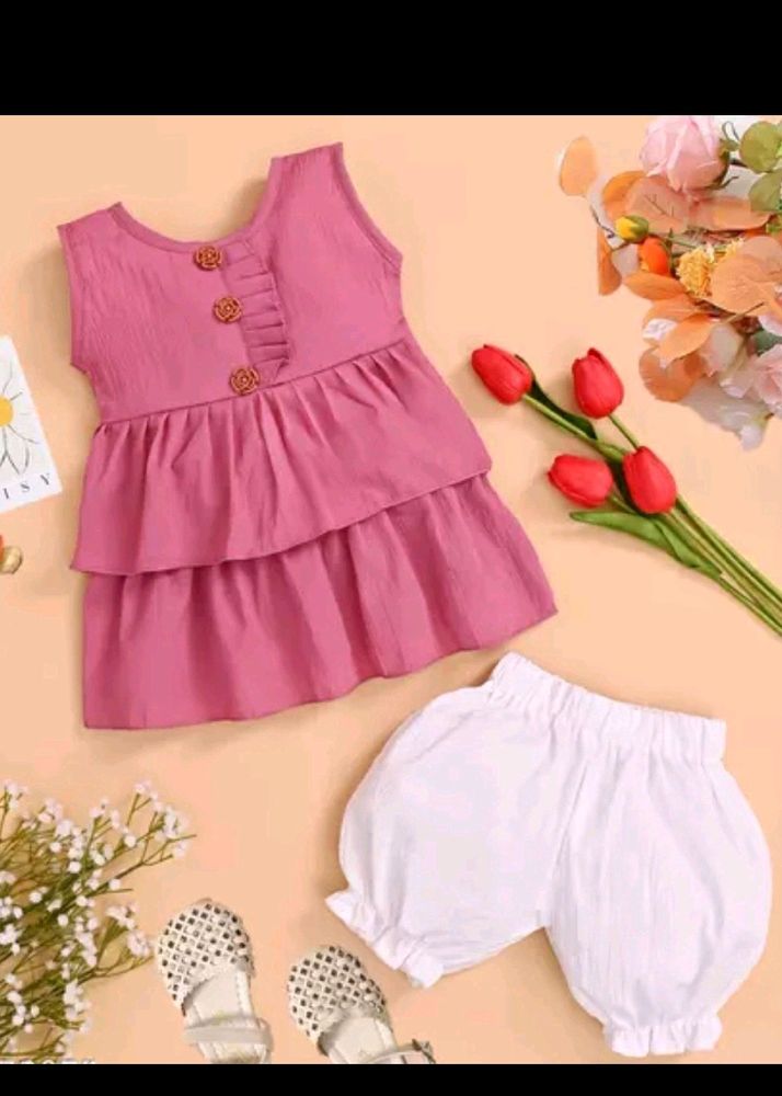 Baby Girl Summer Dress 1-2 years Old New Dres Set