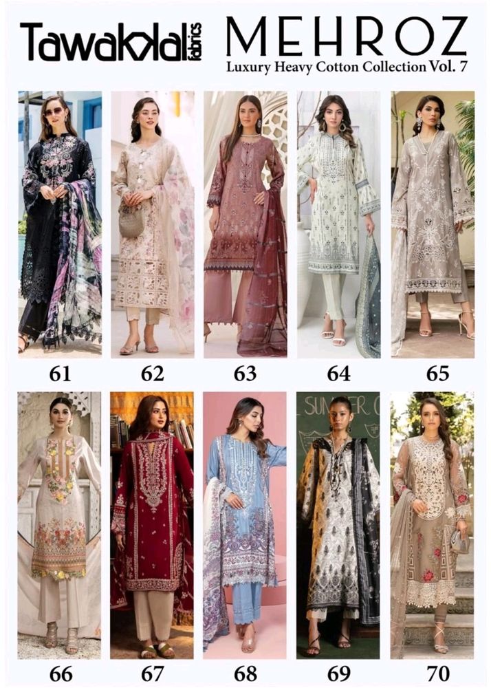 MEHROZ LUXURY HEAVY LAWN COTTON COLLECTION