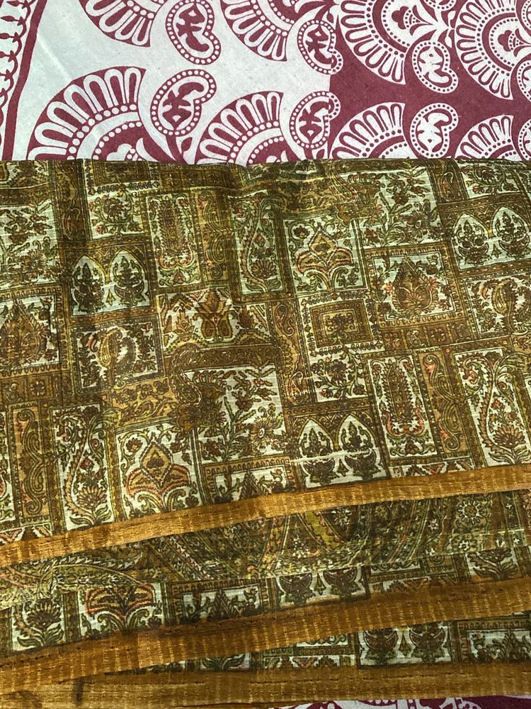 Printed Semi Silk Saree