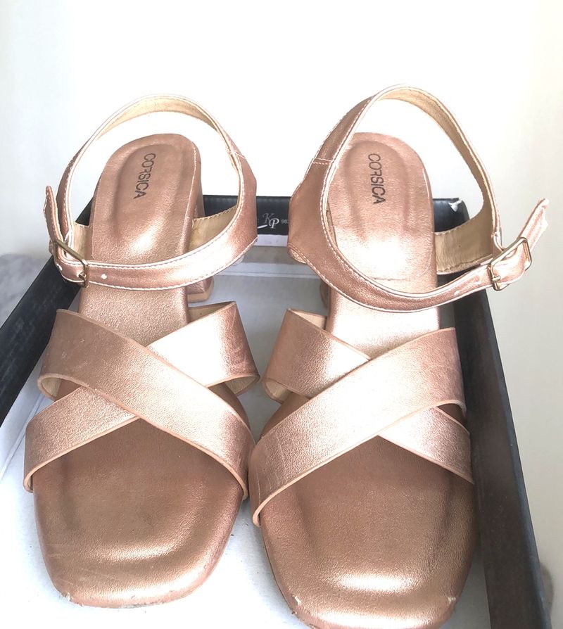 Corsica Heels (rosegold)