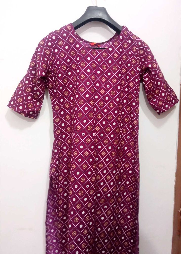 Ethnic Motif Printed Kurti