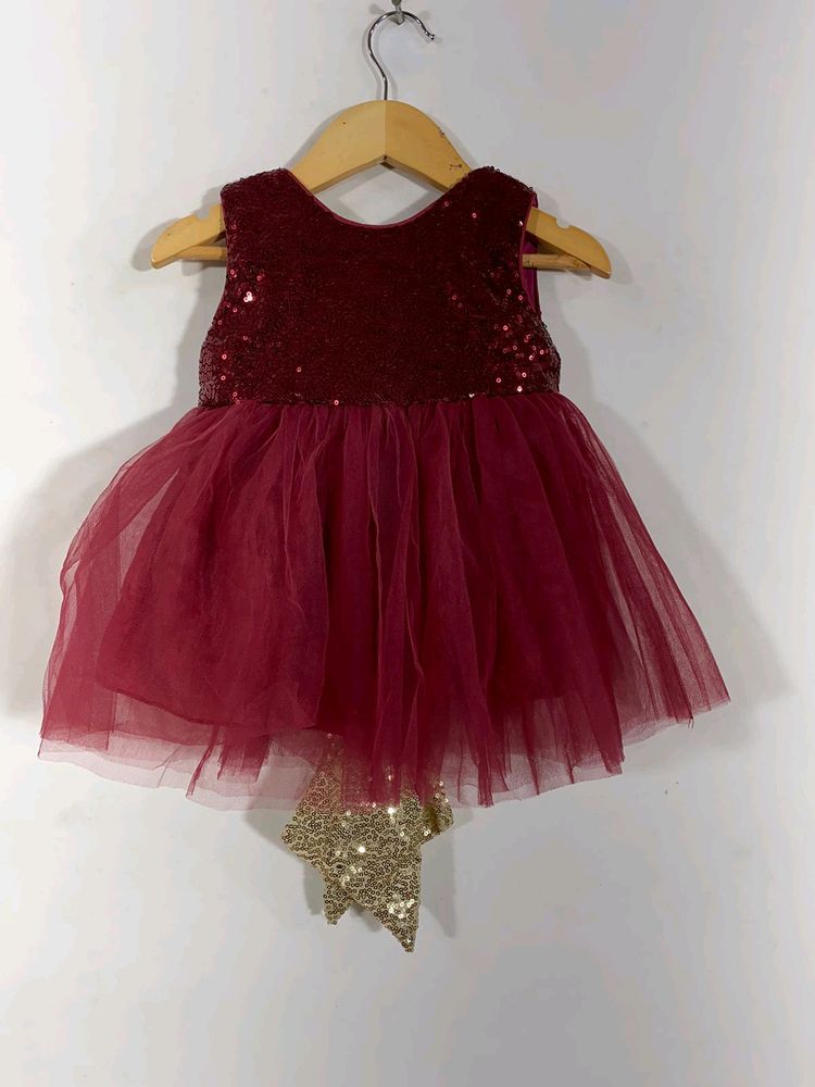 Maroon Western Gown (Girls)