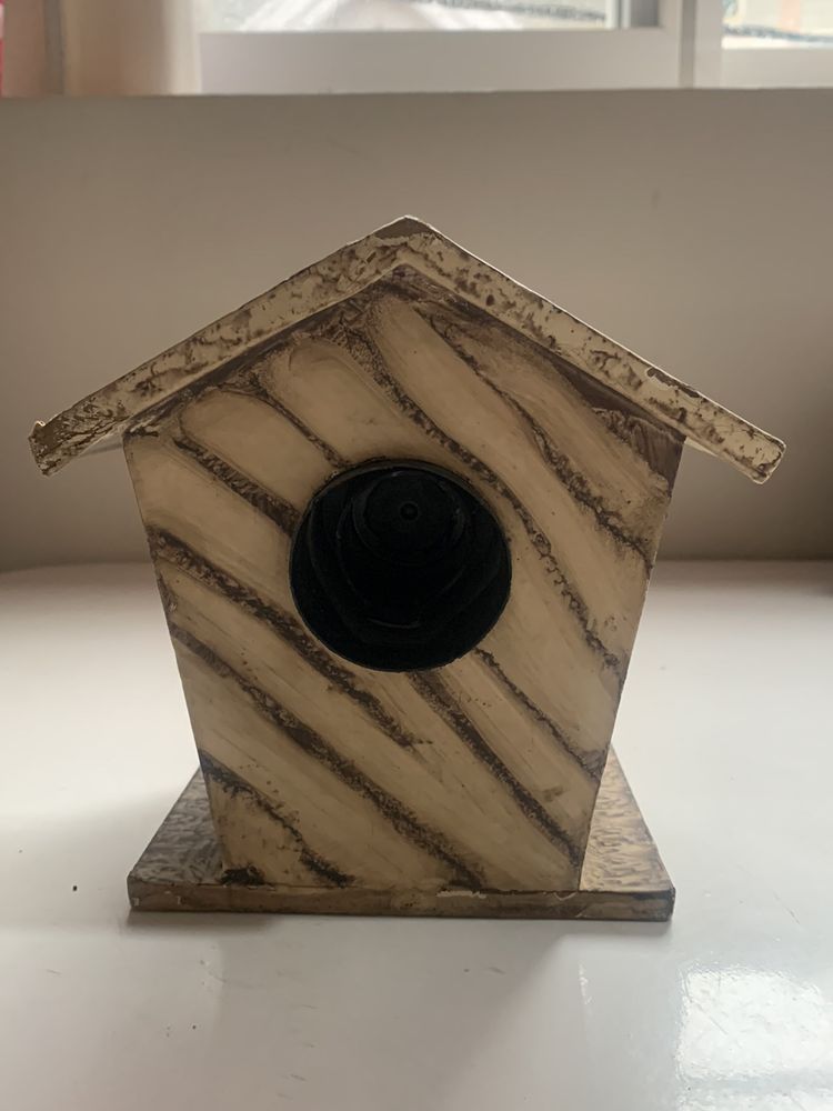 Wooden House Piggy Bank