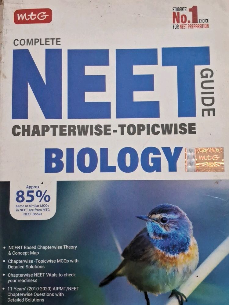 MTG NEET COMPLETE BIOLOGY