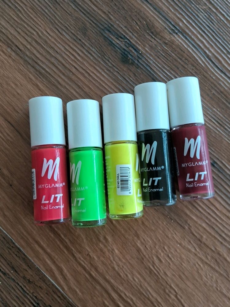 Myglamm Set Of 5 Nailpolish