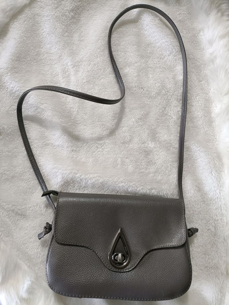 Grey Sling Bag