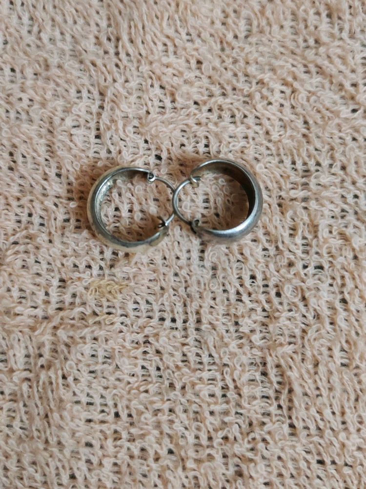 Preloved Pure Silver Ear Ring/Bali