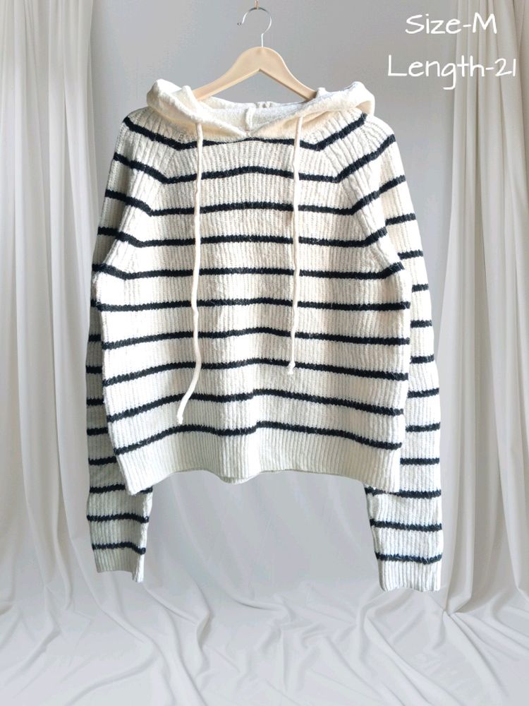 Striped Hooded Sweater